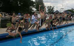 swimming